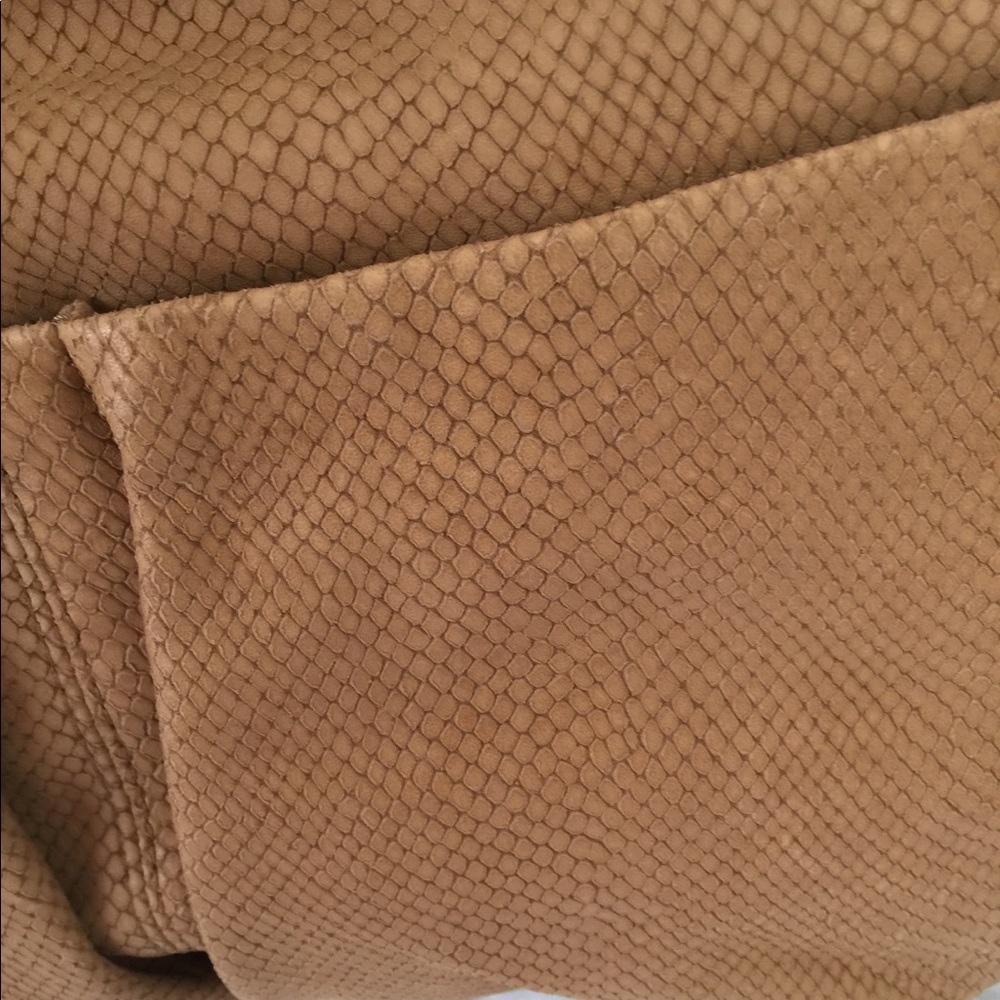 Banana Republic Animal Print Fabric Brown Purse - Picture 3 of 5